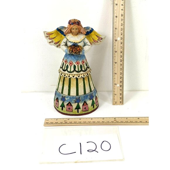 Vtg. 8" Jim Shore Heartwood Creek "Angel of Love" Figurine  F108924  2002 C120 - Picture 6 of 6
